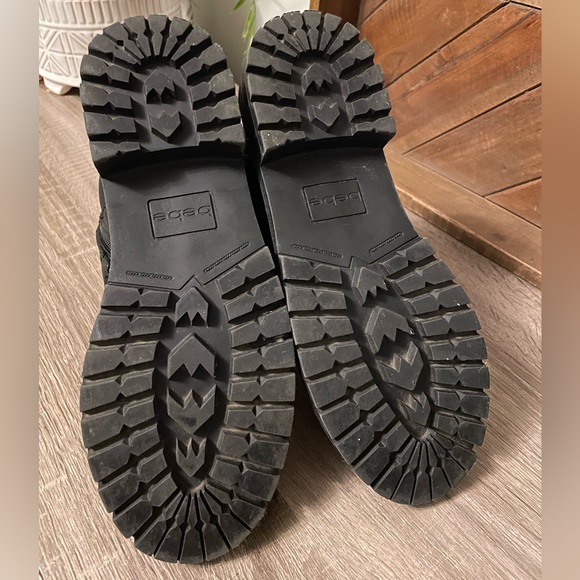 Bebe Dorienne-B Stud Quilted Boots Women’s Size 7 - Picture 4 of 8